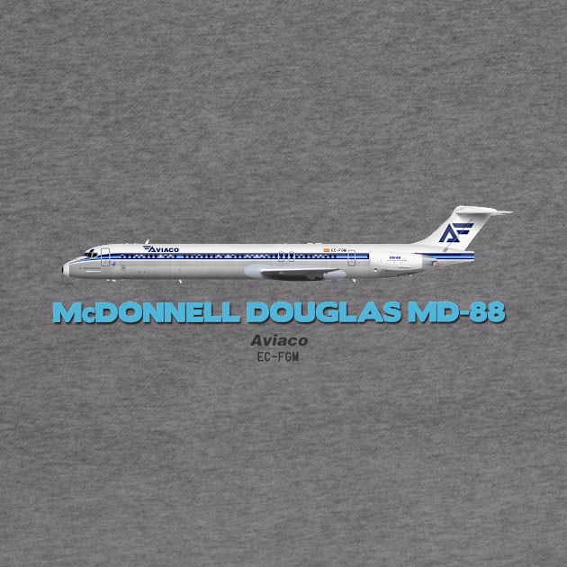 McDonnell Douglas MD-88 - Aviaco by TheArtofFlying